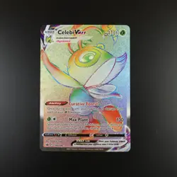 Celebi VMAX 199/198 Pokemon Chilling Reign Holo Full Art Card - Image 1
