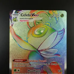 Celebi VMAX 199/198 Pokemon Chilling Reign Holo Full Art Card - Image 2