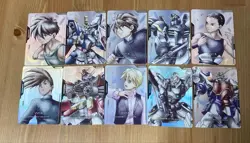 Gundam Card Game Resource Gundam Wing Set of 10 Japanese - Image 1
