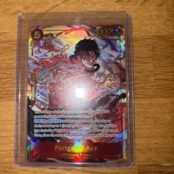 Portgas.D.Ace OP16-118 Sec Alt Art The Time To Battle TCG English Card - Image 1