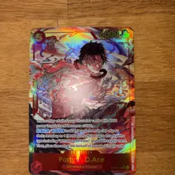 Portgas.D.Ace OP16-118 Sec Alt Art The Time To Battle TCG English Card - Image 2