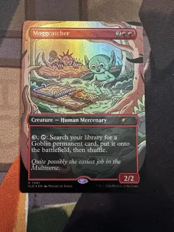 Wizards of the Coast MTG Secret Lair Drop Moggcatcher #7081 Borderless Foil - Image 1