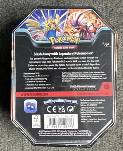 Pokemon TCG - Slashing Legends Koraidon Tin🔥 Brand New & SEALED ✅ - Image 3