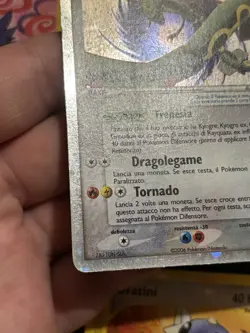 Rayquaza Ex Holo Rare Promo Black Star 039 Rara Carta Pokemon Ita Poor Played - Image 4