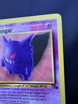 Pokemon Card english Rare Gengar 20/62 Fossil Wizards 1999 LP Non Holo - Image 4