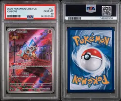 2025 POKEMON SIMPLIFIED CHINESE CBB3 C-GEM PACK VOL 3 #07 CUBONE PSA 10 - Image 3