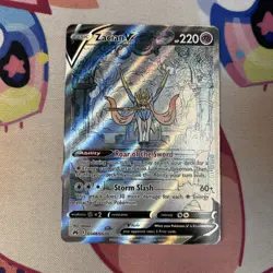 Pokemon Card Zacian V GG48/GG70 Galarian Gallery Crown Zenith Near Mint - Image 2