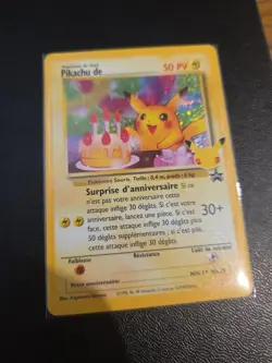 Carte Pokemon Pikachu De_ Anniversaire - Promo 24 Celebration 25 Ans - Image 2