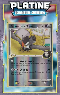 Etouraptor Reverse - Platine:Vainqueurs Supremes - 11/147 - Carte Pokemon FR - Image 1