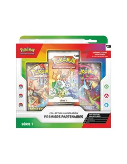 Pokemon Coffret Collection Illustration Premiers Partenaires – Serie 1 (FR) - Image 1