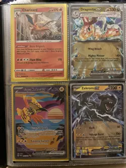 Pokemon Card Lot with Binder - Image 1
