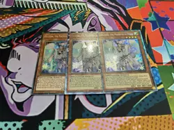 Yu-Gi-Oh! Rilliona The Magistus of Verre Collectors Rare 1st Ed (PLAYSET x3) - Image 1
