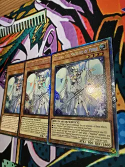 Yu-Gi-Oh! Rilliona The Magistus of Verre Collectors Rare 1st Ed (PLAYSET x3) - Image 3