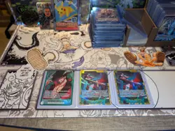 One Piece TCG Mihawk OP14-020 Alt Leader + SR Playsets SEC Coffin Boat Bundle NM - Image 1