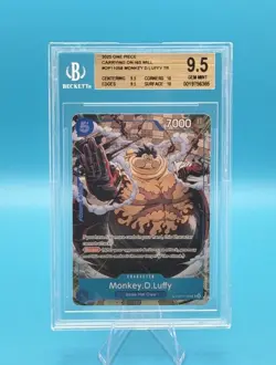 Monkey.D.Luffy - OP11-058 TR - Carrying On His Will Foil - ONE PIECE BGS 9.5 - Image 1