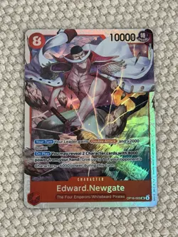 Edward.Newgate One Piece OP16 The Time of Battle Super Rare #003 - Image 1