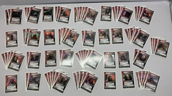 x90+ Star Trek Next Generation CCG Red Character Cards 1994 White Boarder Bundle - Image 1
