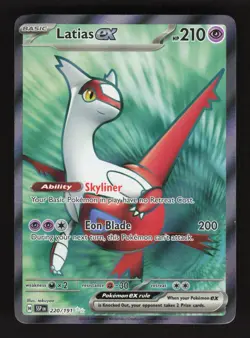 Latias EX 220/191 Pokemon Surging Sparks Holo Full Art Card - Image 1