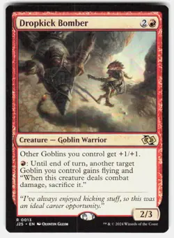 Dropkick Bomber 13 Rare Foundations Jumpstart Magic: The Gathering LP - Image 2