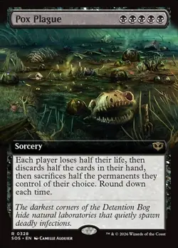 Pox Plague-Secrets Of Strixhaven-Extended Art-Foil-328-NM - Image 1