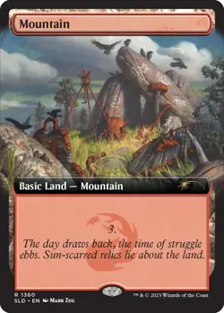 Mountain (1360) (1360) (Secret Lair Drop Series) Foil Near Mint - Image 1