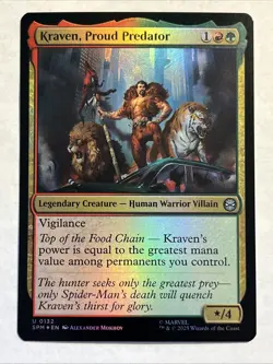 Kraven, Proud Predator Marvel's Spider-Man Foil - Image 1