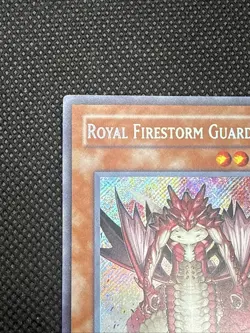 Royal Firestorm Guards GLAS-EN087 Secret Rare 1st Edition Yu-Gi-Oh! NM - Image 3