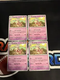 Play Set 4 X Slowking 058/142 Uncommon Stella Crown Pokemon Card - Image 1
