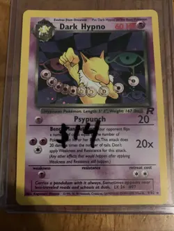 Pokemon TCG Dark Hypno team rocket - Image 1