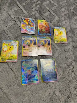 Pokemon TCG Holo Lot 7 Cards - Pikachu ex Latias ex Terapagos ex - Image 1