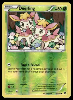 Deerling 8/124 Common Fates Collide Pokemon Reverse Holo Near Mint - Image 1