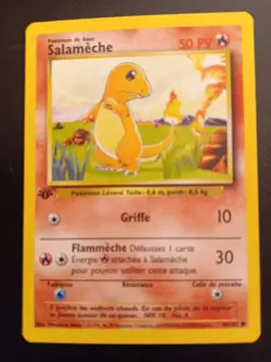 POKEMON SALAMECHE FRENCH 1ST EDITION CARD 46/102 - Image 1