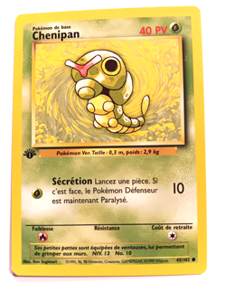 POKEMON CHENIPAN FRENCH 1ST EDITION CARD 45/102 - Image 1
