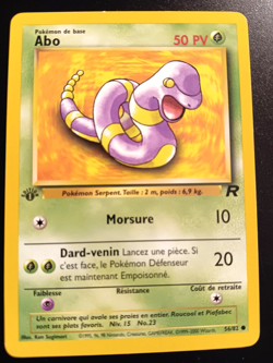 POKEMON ABO FRENCH 1ST EDITION CARD 56/82 - Image 1