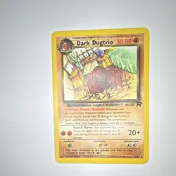 Wizards of the Coast Dark Dugtrio Team Rocket Regular Rare 23/82 50 HP EN 1999 - Image 1