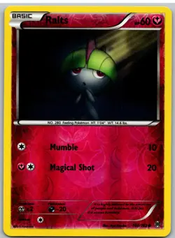 Ralts 100/162 Common BREAKthrough Pokemon Reverse Holo - Image 1