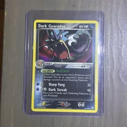 Pokemon TCG Dark Gyarados EX Team Rocket Returns 36/109 Regular Uncommon 80 HP - Image 1