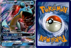 Lapras GX 35/149 SM Base Set Pokemon TCG Holo Ultra Rare NM - Image 3