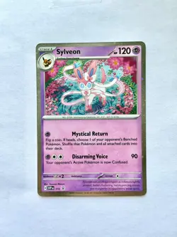 Sylveon SVP 172 Prismatic Evolutions Black Star Promo Cosmos Holo Pokemon TCG NM - Image 1