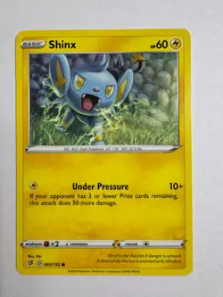 Shinx 060/192 Common Rebel Clash Pokemon Near Mint - Image 1