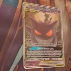 Pokemon Gengar & Mimikyu GX 53/181 Team Up Ultra Rare Holo EN 2019 240 HP - Image 4