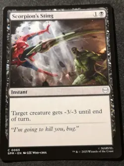 Scorpion's Sting X2 - SPM - MTG - EN - NM - 0065 - Image 1