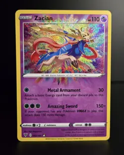 Pokemon TCG - ZACIAN - 082/185 - AMAZING RARE - HOLO - VIVID VOLTAGE (2020) - NM - Image 1
