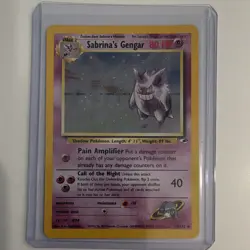 Wizards of the Coast Pokemon TCG Gym Challenge Sabrina's Gengar Holo 14/132 (20… - Image 1