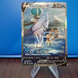 Ice Rider Calyrex V (Alternate Full Art) 164/198 Chilling Reign Pokemon NM - Image 1