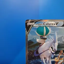 Ice Rider Calyrex V (Alternate Full Art) 164/198 Chilling Reign Pokemon NM - Image 2