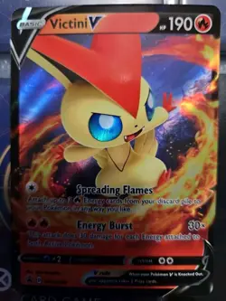 Pokemon Victini V SWSH104 Sword & Shield BLACK STAR PROMO - Image 1