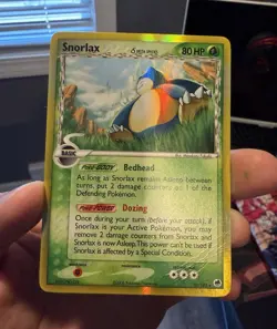 Pokemon TCG Snorlax 10/101 Dragon Frontiers Delta Species Holo Rare English 80HP - Image 1
