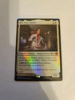 Peter Parker FOIL MTG SPM Nm/M *ON HAND* - Image 1