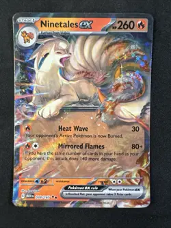 Ninetales ex 038/165 Sv: Scarlet & Violet 151 Holo Pokemon - Image 1